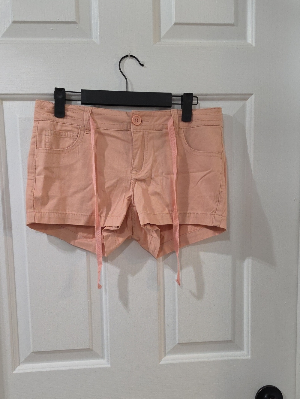 Boom Boom Jeans Peach Drawstring Shorts